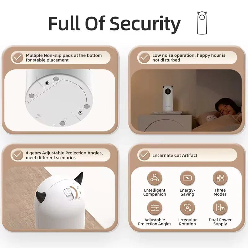 Automatic LED laser cat toy – view 6