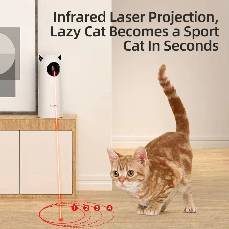 Automatic LED laser cat toy – view 2