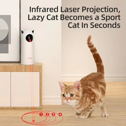 Automatic LED laser cat toy – view 2