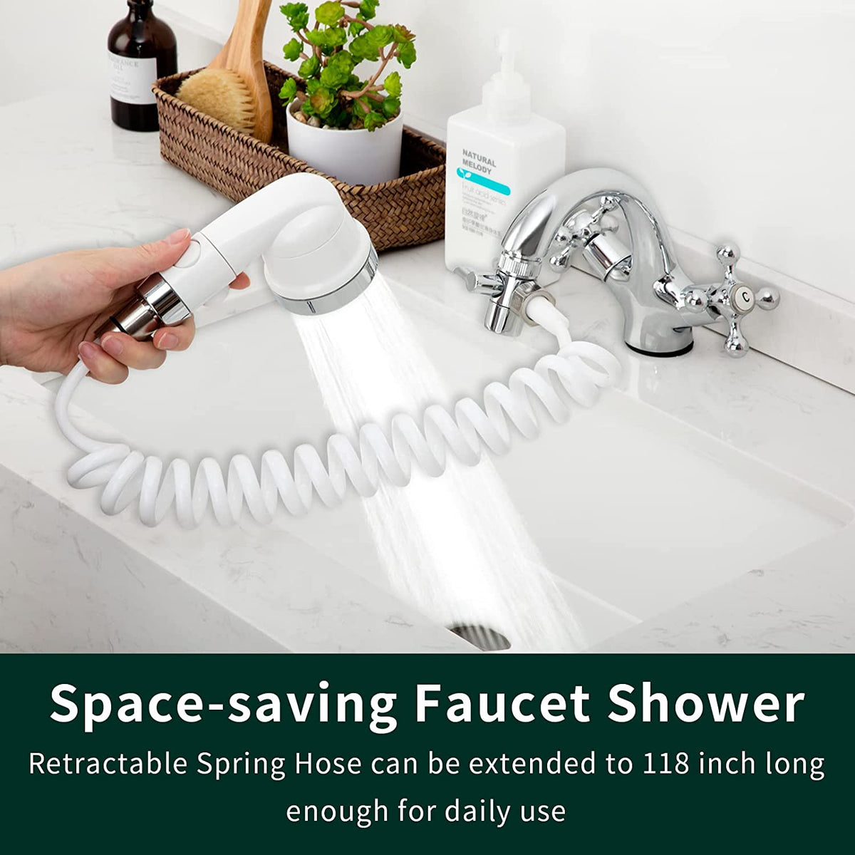 Faucet sprayer dog shower attachment – view 2