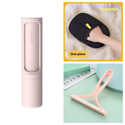 Reusable self-cleaning pet hair remover brush – view 13