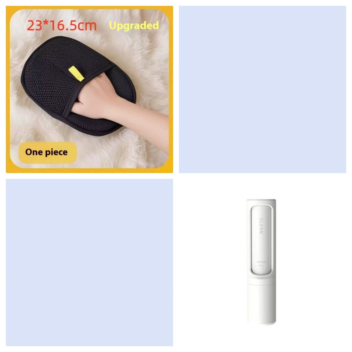 Reusable self-cleaning pet hair remover brush – view 28