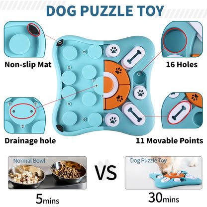 Interactive treat-dispensing dog puzzle toy – view 8