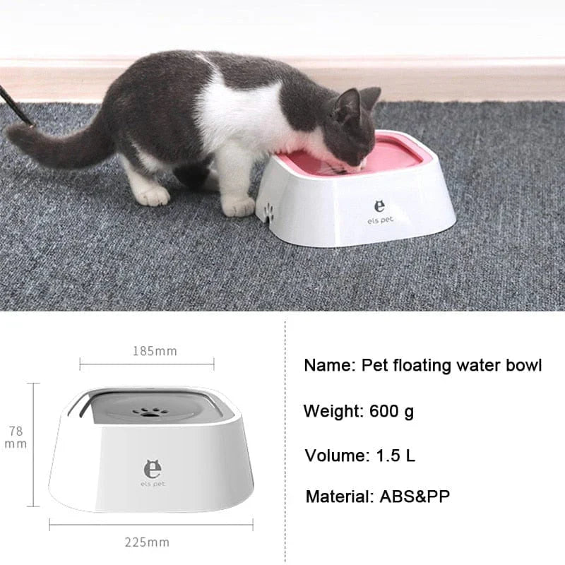 No-spill floating dog water bowl – view 4