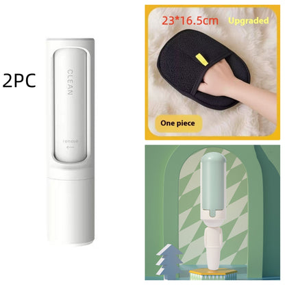 Reusable self-cleaning pet hair remover brush – view 33
