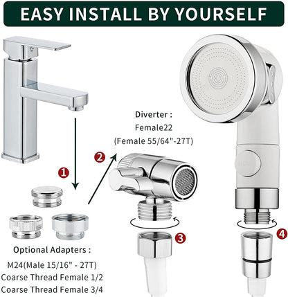 Faucet sprayer dog shower attachment – view 6