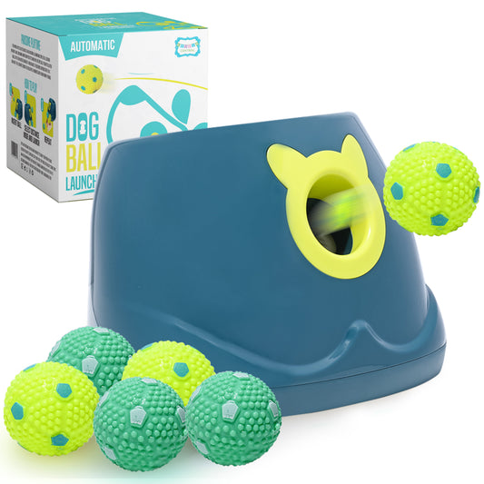 Automatic dog ball launcher with six balls by Tailbright