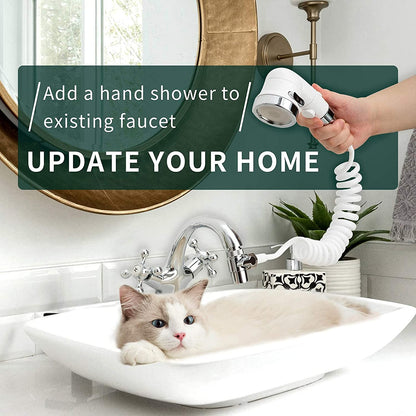Faucet sprayer dog shower attachment – view 4