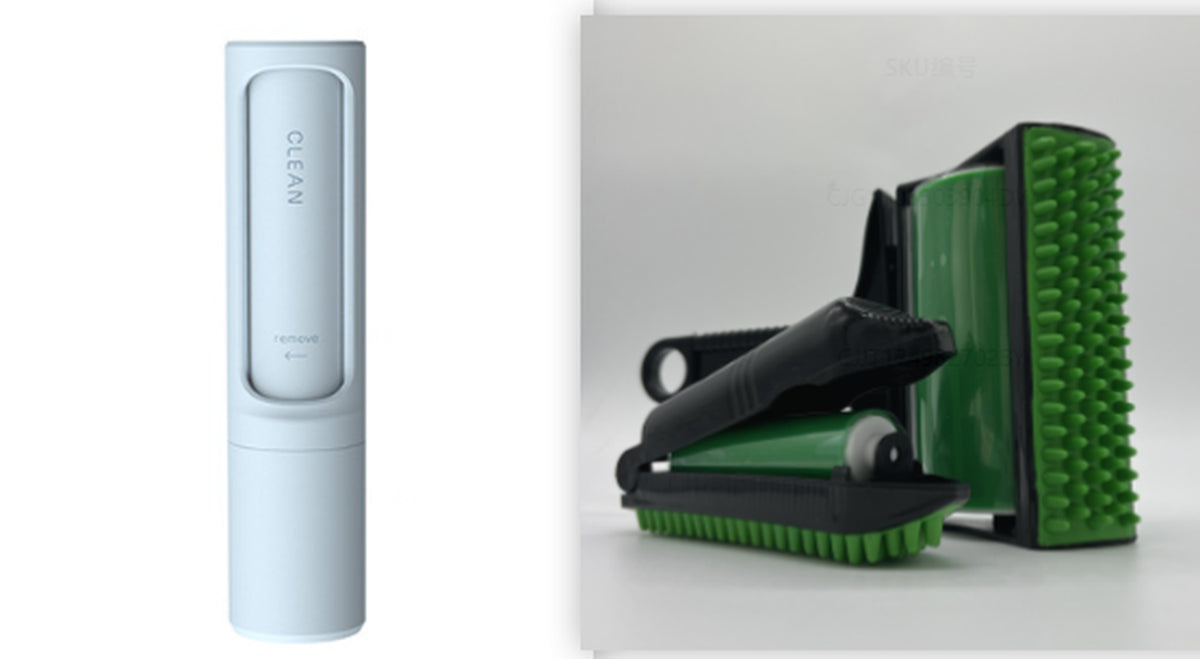 Reusable self-cleaning pet hair remover brush – view 35