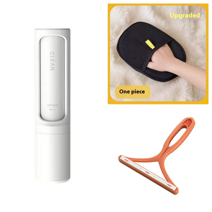 Reusable self-cleaning pet hair remover brush – view 12